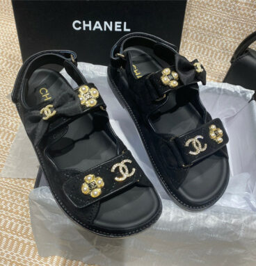 Chanel new Velcro sandals