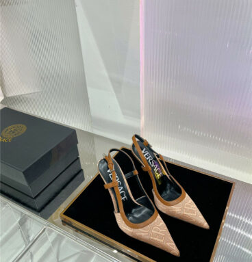 versace trendy simple high-heeled sandals