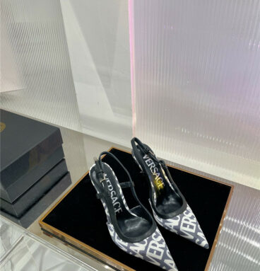 versace trendy simple high-heeled sandals