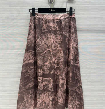 Dior early autumn new product Chez Moi series mid-length skirt
