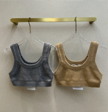 alexander wang early autumn vest cropped sweater