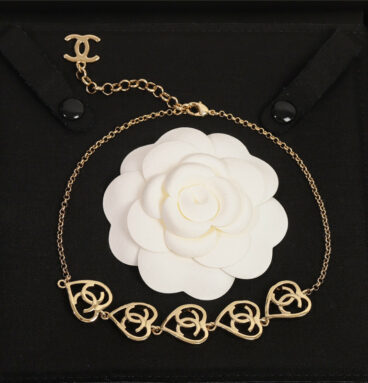 Chanel 5 love necklaces