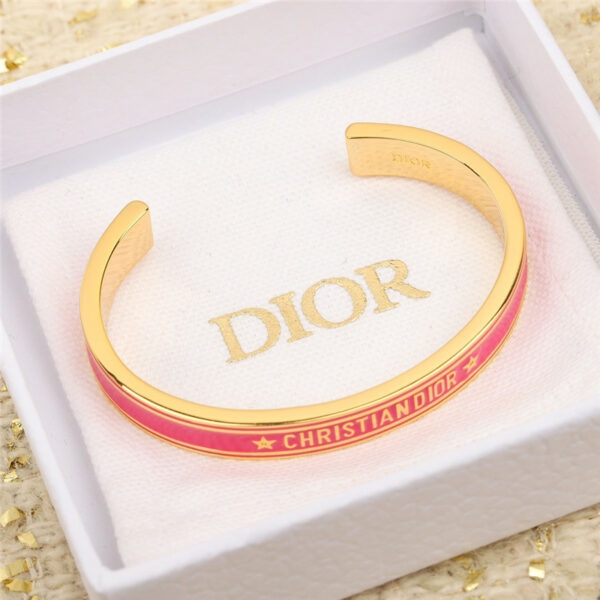 dior D letter open bracelet