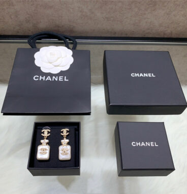 Chanel new perfume bottle earrings