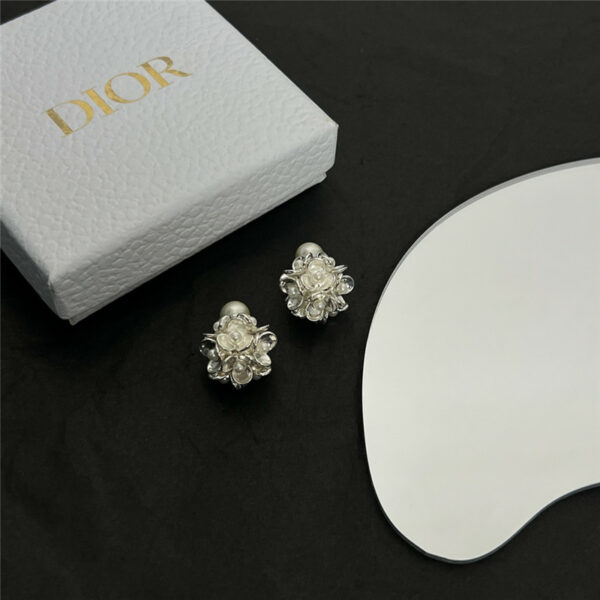 dior middle age earrings