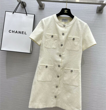 Chanel custom sequin embroidery dress