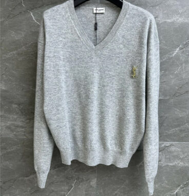 YSL gray sweater