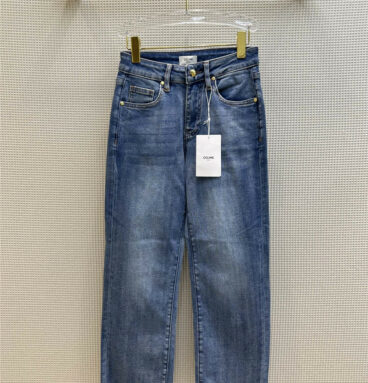 celine early autumn new straight jeans