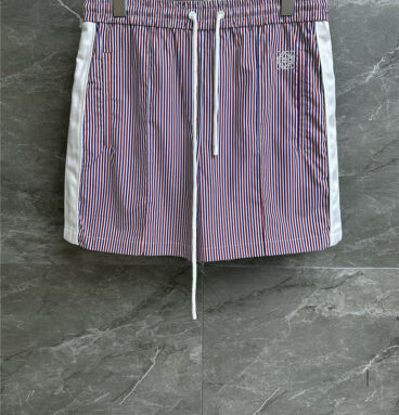 loewe striped shorts