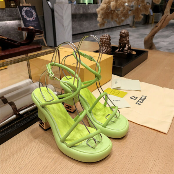 fendi color block haute couture sandals