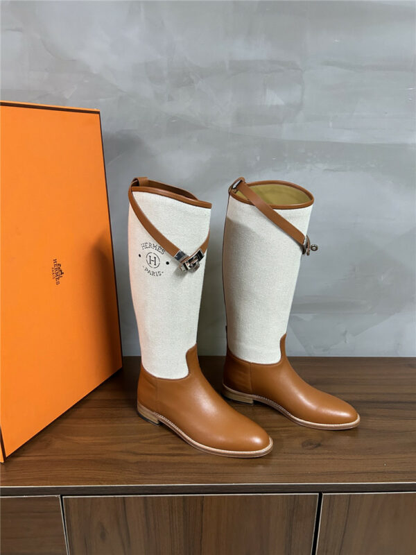 Hermès autumn and winter new classic long boots
