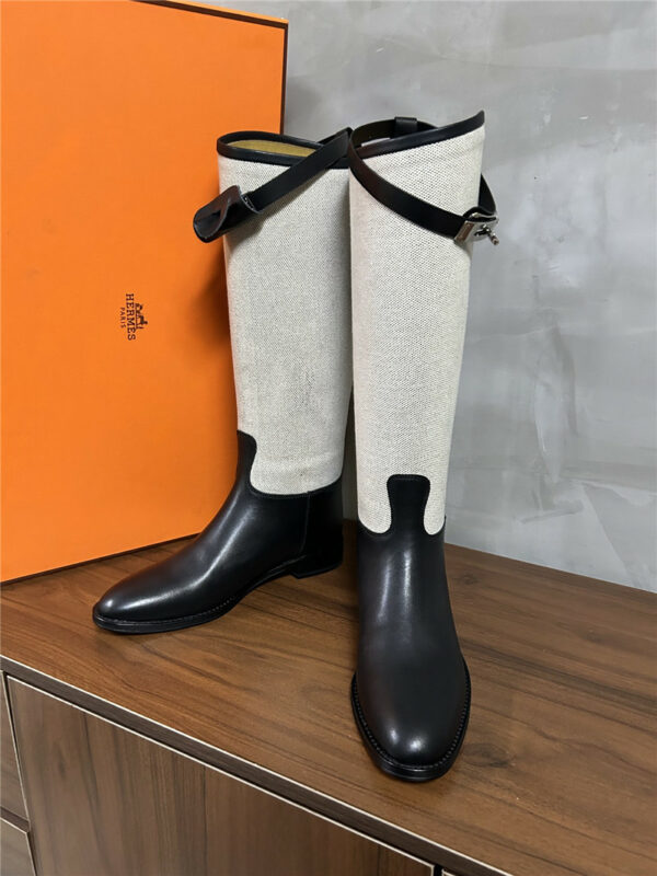 Hermès autumn and winter new classic long boots
