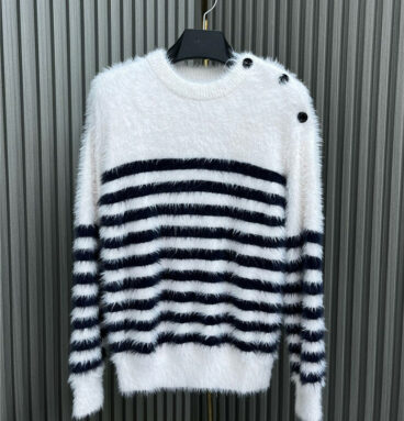 Bottega Veneta wool-knit striped sweater