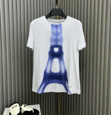 Dior Eiffel Tower tie-dye T-shirt