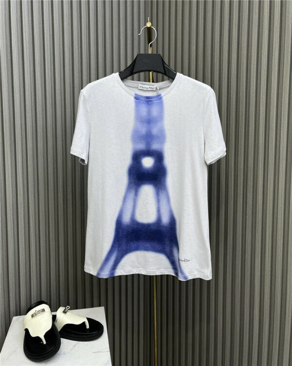 Dior Eiffel Tower tie-dye T-shirt