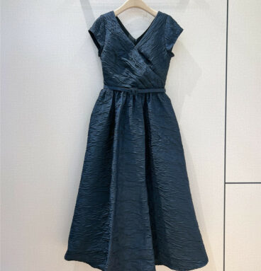 Dior navy blue sleeveless dress