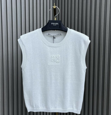 alexander wang new product sparkling knitted vest