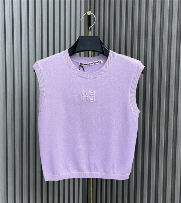 alexander wang new product sparkling knitted vest