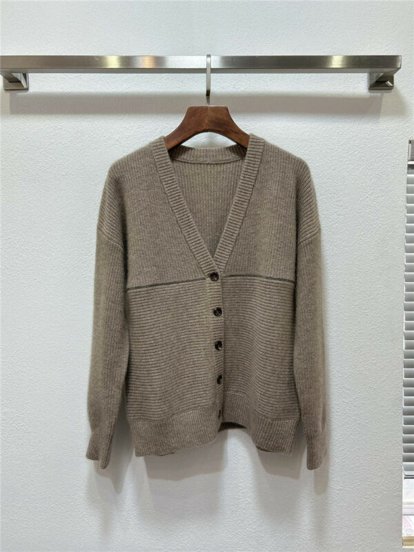 Brunello Cucinelli cashmere long-sleeved relaxed-knit cardigan