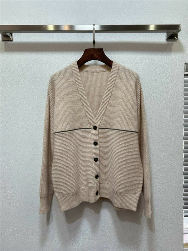 Brunello Cucinelli cashmere long-sleeved relaxed-knit cardigan