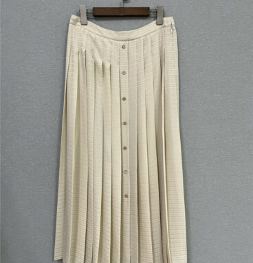 prada jacquard silk two-piece skirt