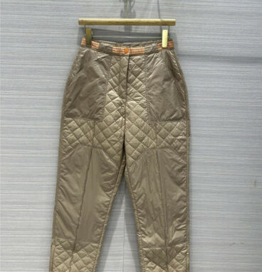 Hermès new cotton casual pants
