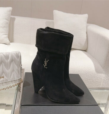 ysl side pull boots ankle boots