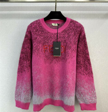 fendi gradient knit sweater
