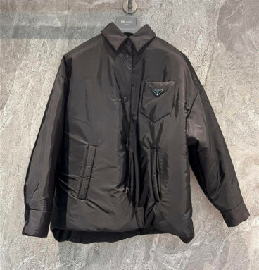 prada black padded jacket