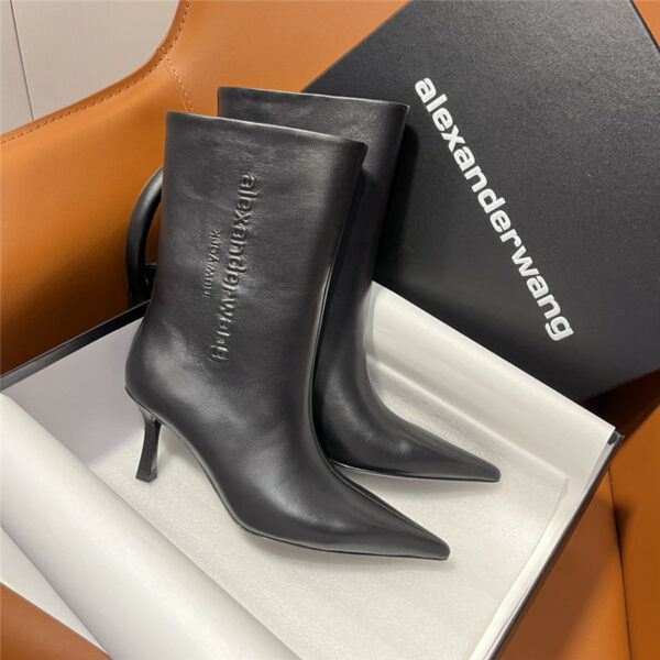 Alexander Wang aw carter cowboy pointed ankle boots