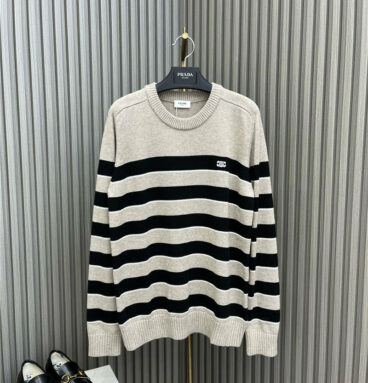 celine striped knitted top