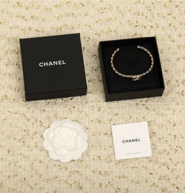 Chanel double C chain bracelet