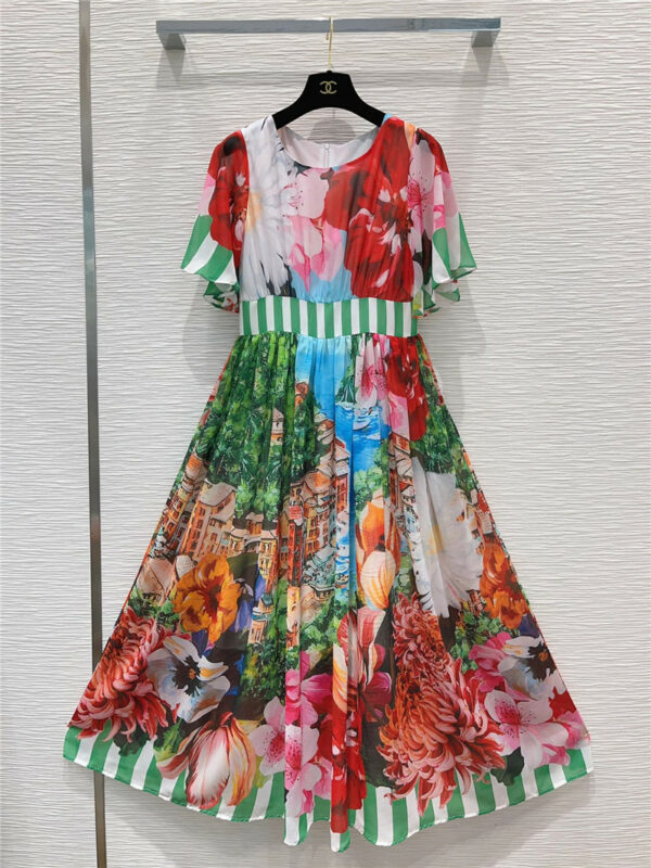 Dolce & Gabbana d&g sleeveless print dress
