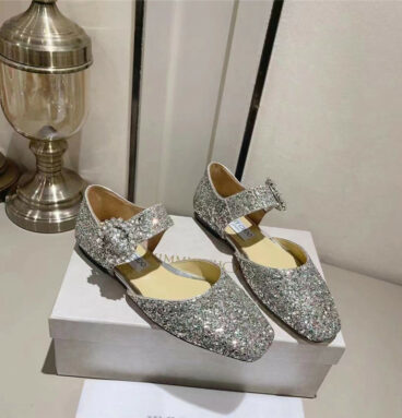 Jimmy Choo new Mary Jane hollow shoes