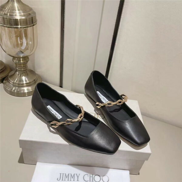 Jimmy Choo Bow Pearl Ballet Flats