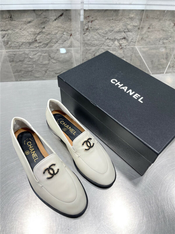 Chanel new low heel loafers