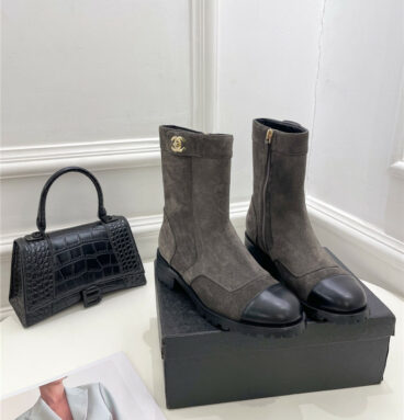 Chanel catwalk british style ankle boots