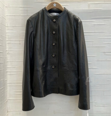 dior early autumn new leather jacket