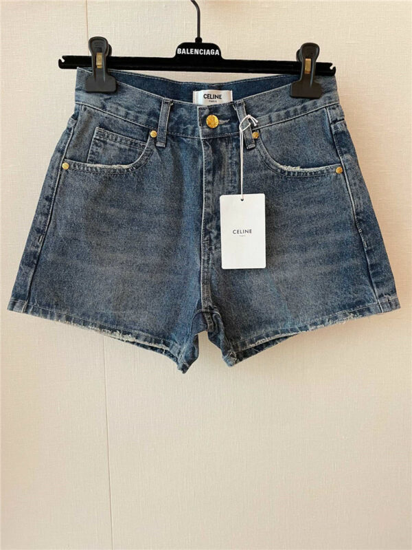 celine new embroidered shorts