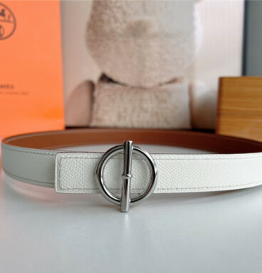 Hermès mini belt with metal buckle