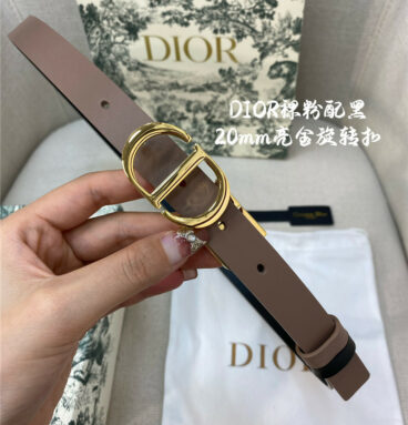 dior classic style belt