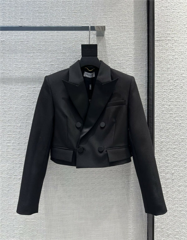 YSL short black suit
