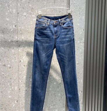 celine new Arc de Triomphe printed skinny jeans