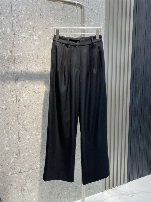 THE ROW wool wide-leg trousers