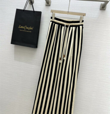 loewe early autumn striped casual pants