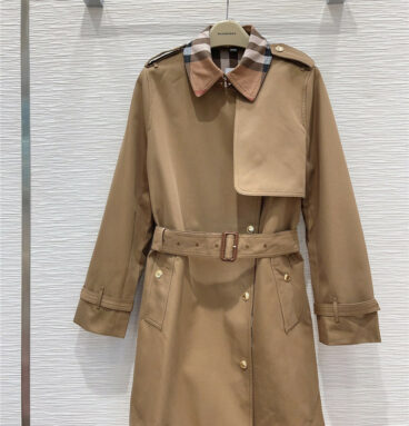 Burberry British Style Long Trench Coat