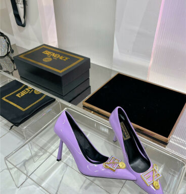 versace simple temperament high heels