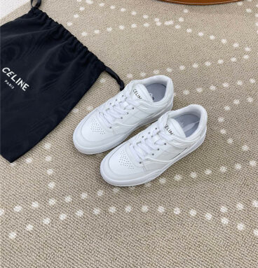 celine new platform white shoes