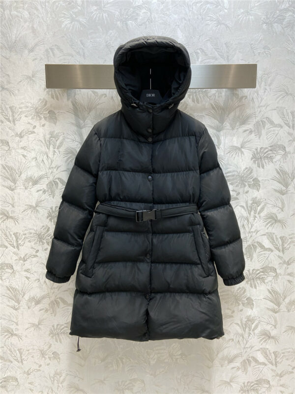 dior hooded cocoon down jacket