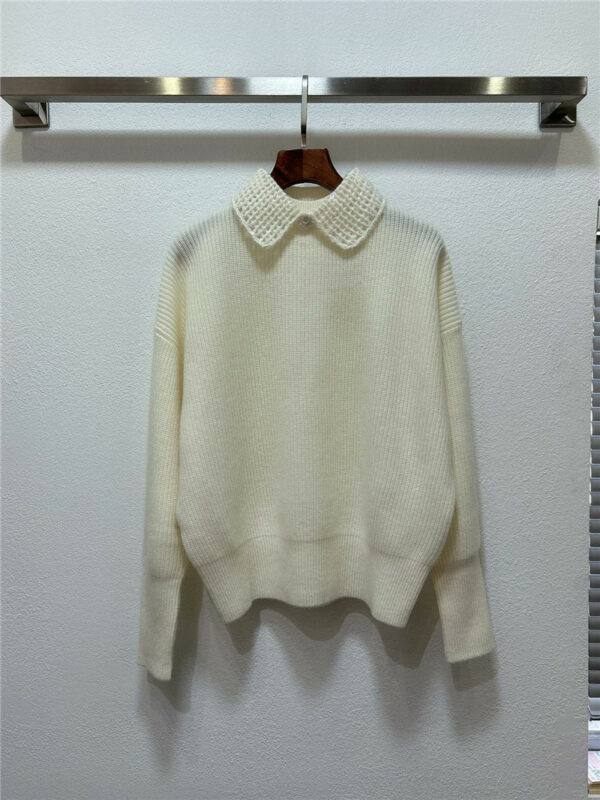 Brunello Cucinelli lapel-collar cashmere sweater